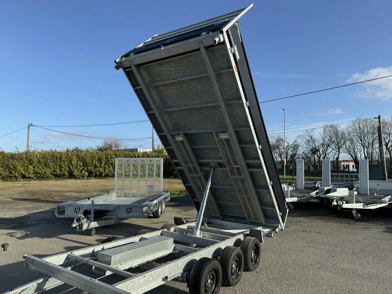 Remolque de tres volquetes 3×1800 kg 3,5 t - Imagen 4
