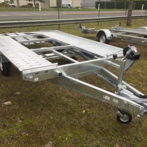 Remolque portacoches ptac 2700 kg entregado nuevo con 4 años de garantía